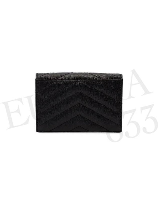 Women s Matelasse Envelope Card Wallet 414404 BOW011 000 - SAINT LAURENT - BALAAN 2