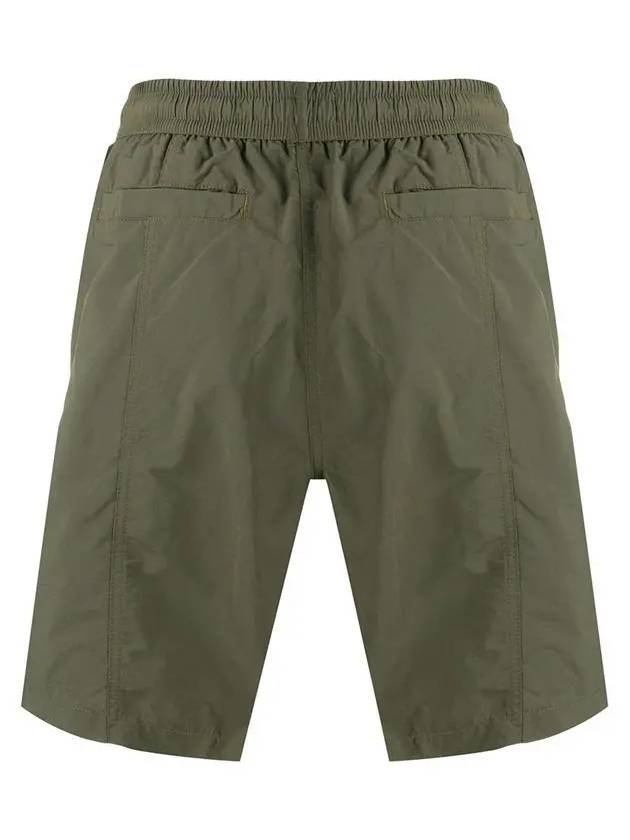 Heart Logo Patch Shorts Khaki - AMI - BALAAN 4