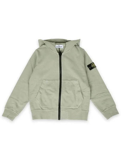 Stone Kids Waffen Patch Hood Zip up Jacket Light Khaki K1S16 6100010S0040 V0068 - STONE ISLAND - BALAAN 2