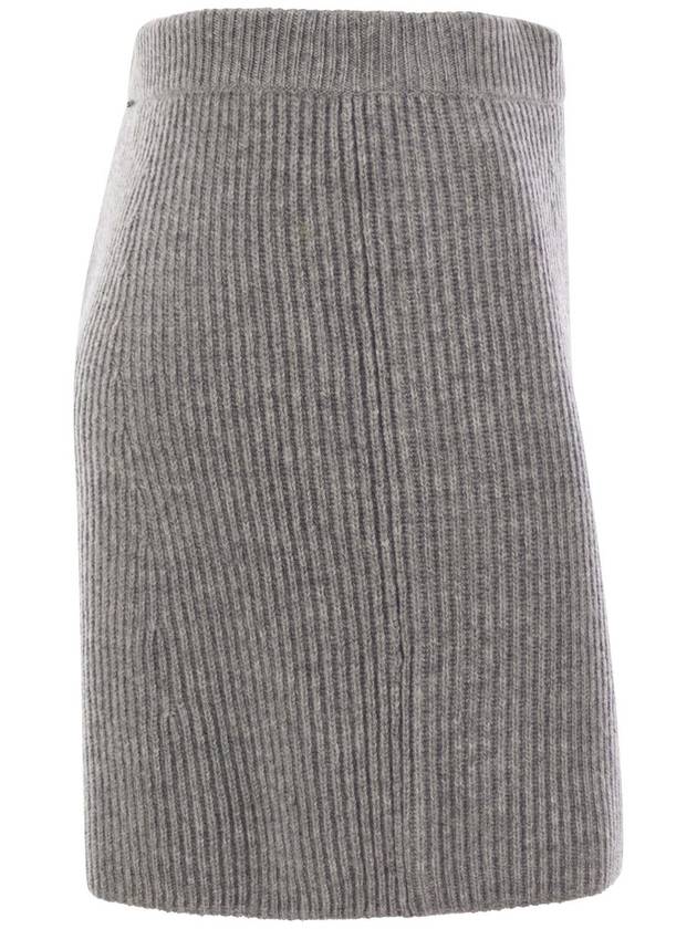 TEIERA - Ribbed knit miniskirt - MAX MARA SPORTMAX - BALAAN 3