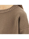 Ridente Wool Knit Top Brown - MAX MARA - BALAAN 5