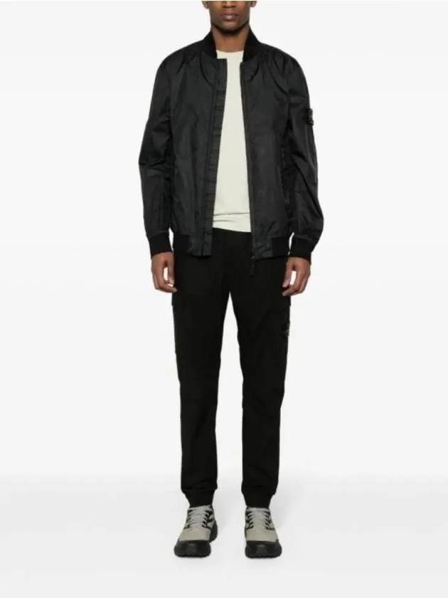 Membrana 3L TC Bomber Jacket Black - STONE ISLAND - BALAAN 3