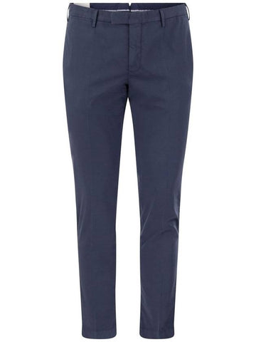 Skinny trousers in cotton and silk - PT TORINO - BALAAN 1