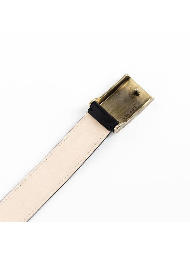 Clip Closer Leather Belt Black - LEMAIRE - BALAAN 5