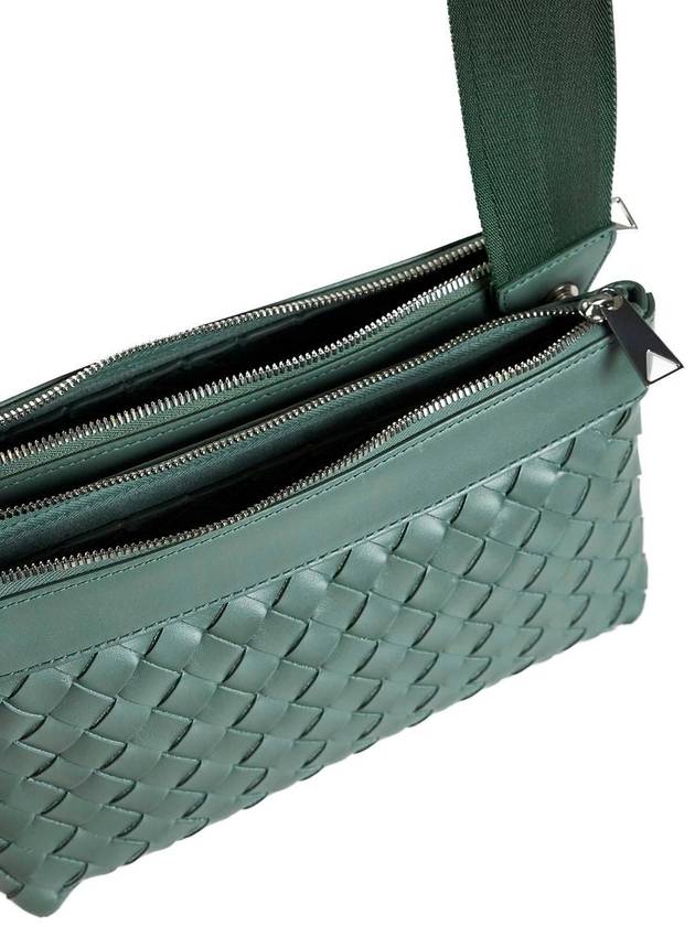 Classic Duo Shoulder Bag Green - BOTTEGA VENETA - BALAAN 5