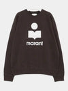 Mikoy Logo Print Sweatshirt Black - ISABEL MARANT - BALAAN 2