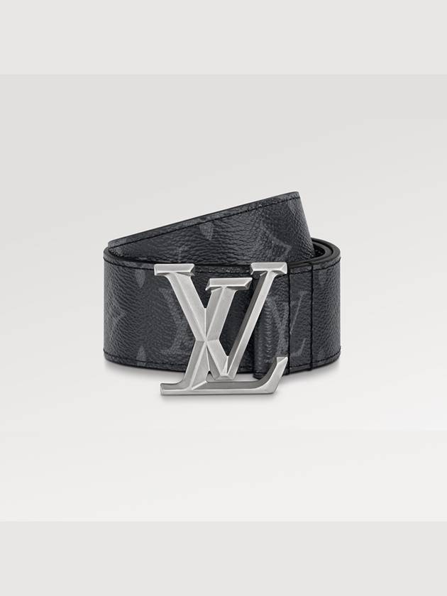 Men's LV Pyramide 40MM Leather Belt Black - LOUIS VUITTON - BALAAN 3