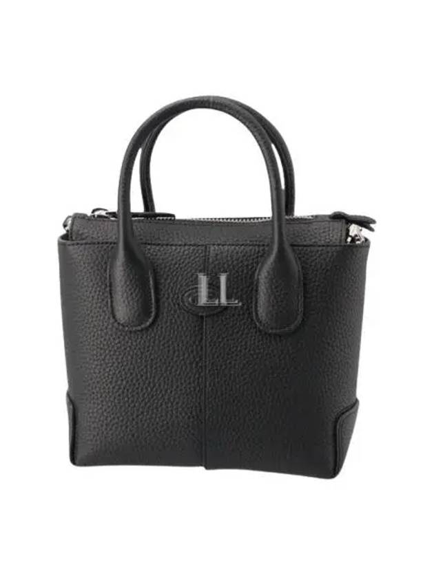 Di Leather Tote Bag Black - TOD'S - BALAAN 2