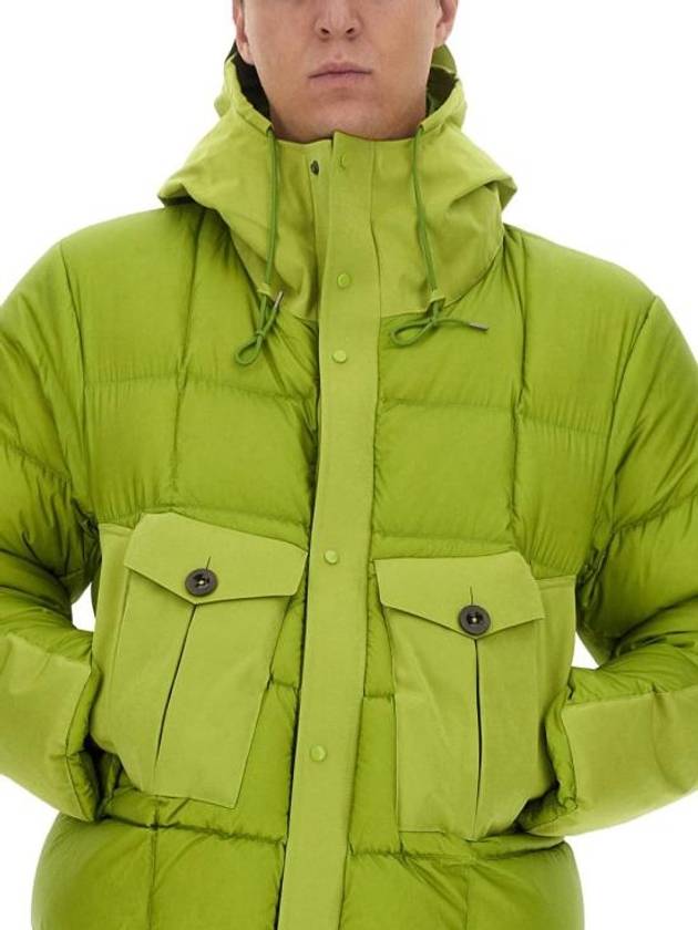 Tempest Combo Down Jacket Green - TEN C - BALAAN 5