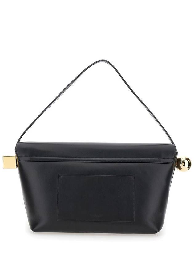 The Large Ronde Carre Shoulder Bag Black - JACQUEMUS - BALAAN 3