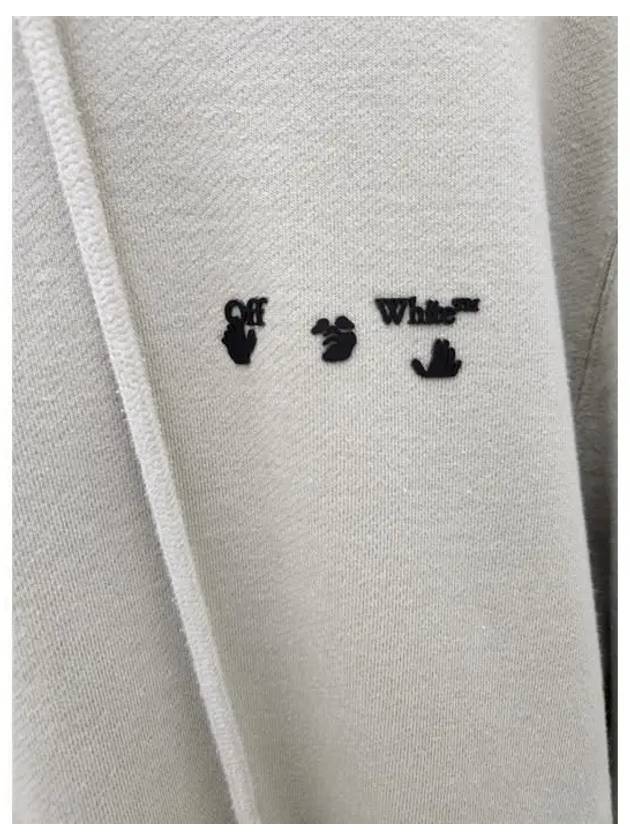 embossed logo hooded top - OFF WHITE - BALAAN.