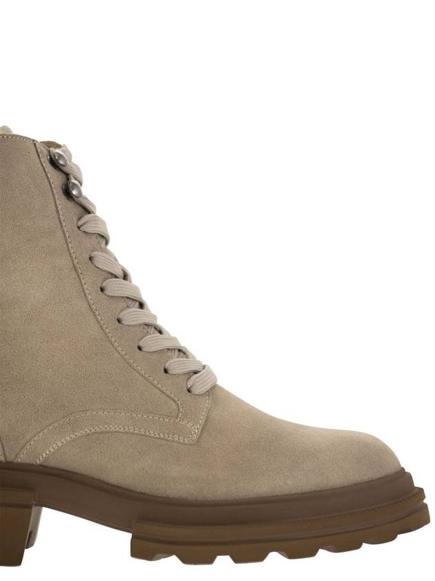 H674 - Suede lace-up boot - HOGAN - BALAAN 6