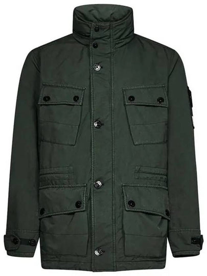 Men's Logo Patch Jacket Charcoal - STONE ISLAND - BALAAN 2