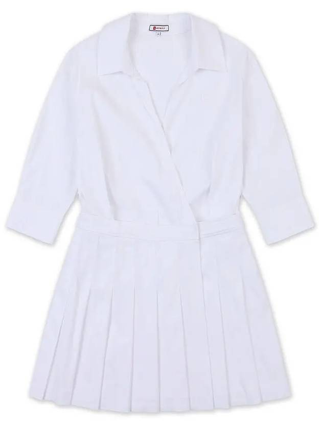 golfwear shirt wrap short dress white - ONOFF - BALAAN 6