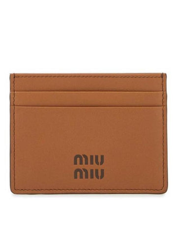 Business Card Wallet 5MC076 2CSB F0NQY - MIU MIU - BALAAN 1