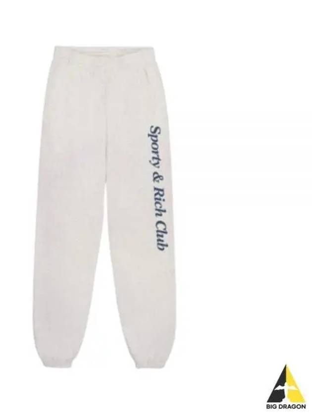 24 Starter Sweatpant Heather GrayNavy PA020S412SH - SPORTY & RICH - BALAAN 1