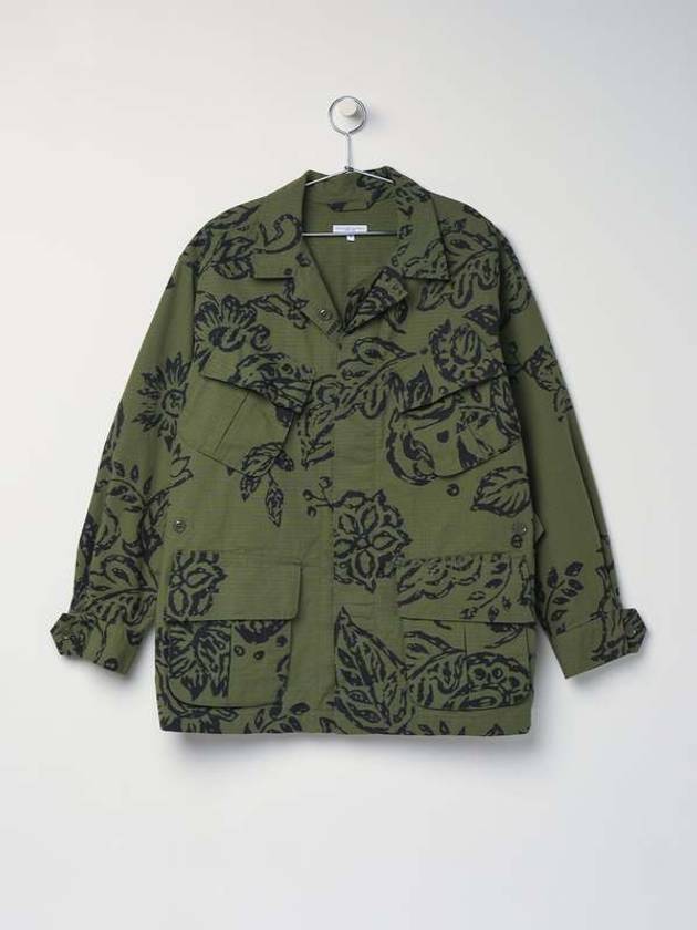 Jungle Fertig Jacket Floral Print Ripstop - ENGINEERED GARMENTS - BALAAN 1