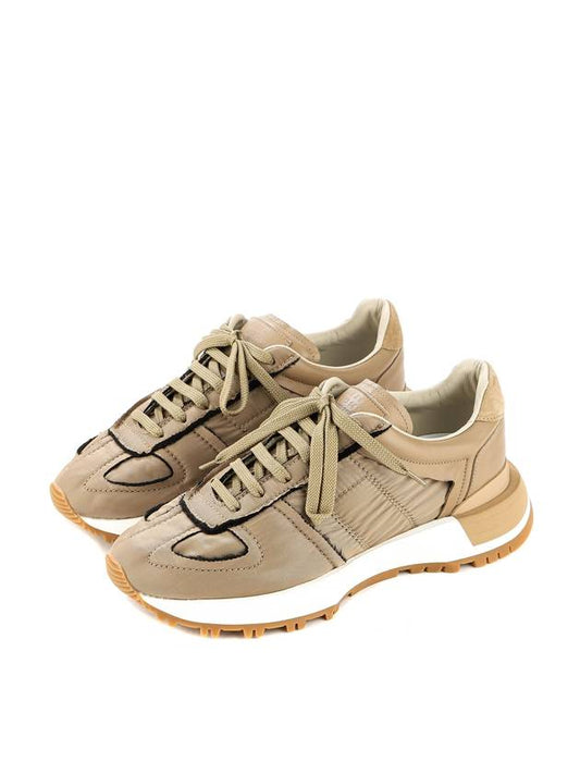 Men's Runner Evolution Low Top Sneakers Light Brown - MAISON MARGIELA - BALAAN 1