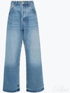 Denim Straight Pants 241DE038151333C BLUE TABAC 2 - JACQUEMUS - BALAAN 2