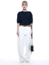 Women s CFDP WH Curved Fit Denim Pants White - CHANCE'S NOI - BALAAN 5