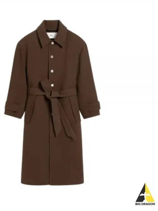 Belted wool coat H24HCO414WV0051 - AMI - BALAAN 2