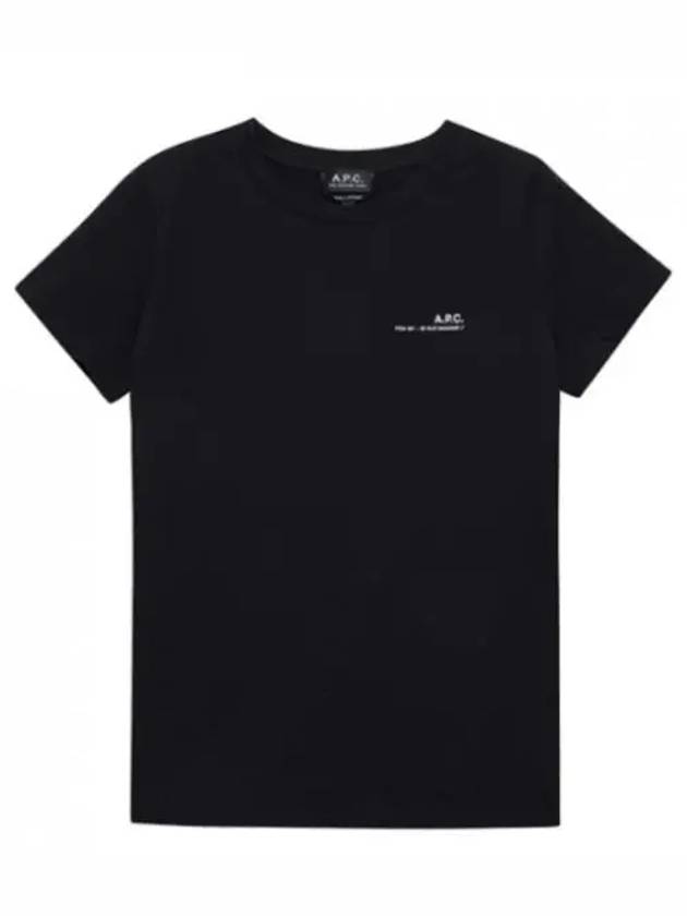 Women's Item Logo Short Sleeve T-Shirt Black - A.P.C. - BALAAN 2