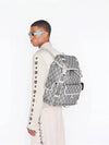 Hit The Road CD Diamond Canvas Backpack Grey - DIOR - BALAAN 8