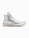 Chuck Taylor All Star Metallic Leather Silver A11984C - CONVERSE - BALAAN 2