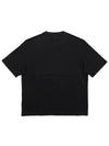 Small Heart Logo Boxy Fit Short Sleeve T-Shirt Black - AMI - BALAAN 3