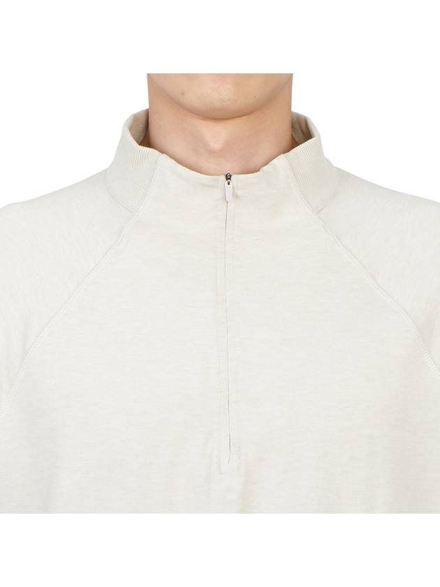 Luxe Half Zip Long Sleeve T-Shirt Grey - G/FORE - BALAAN 7