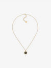 Petit CD Baroque Necklace Black Gold - DIOR - BALAAN 3