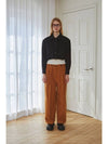 button corduroy pants caramel - FOR THE WEATHER - BALAAN 3