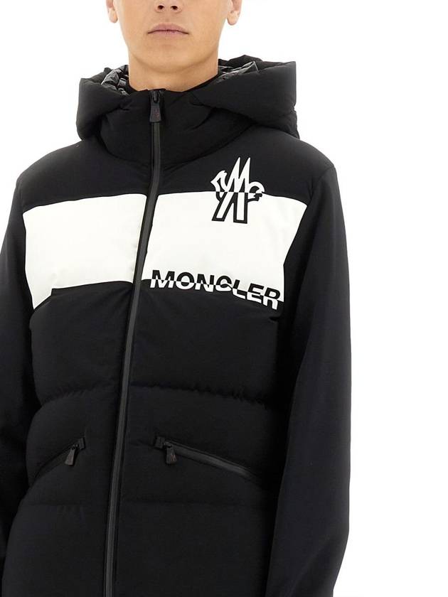 Moncler Grenoble Padded Jacket With Logo - MONCLER - BALAAN 4