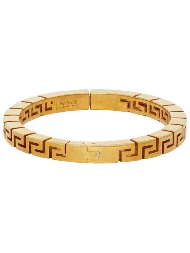 Greca Greca Line Medusa Head Greek Key Pattern Bangle Bracelet - VERSACE - BALAAN 4