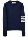 4 Bar Logo Wool Knit Top Navy - THOM BROWNE - BALAAN 2