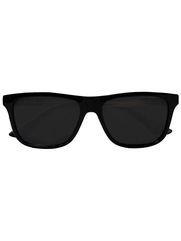 Rectangle Acetate Sunglasses Black - GUCCI - BALAAN 3