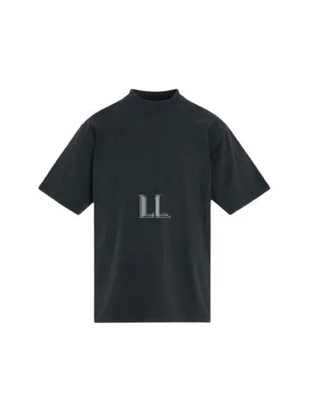 Hand-Drawn Medium Fit Short Sleeve T-Shirt Black - BALENCIAGA - BALAAN 2