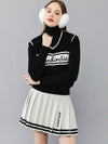 SAILOR KNIT SKIRT Sailor line pleated knit skirtWHITE - MONBIRDIE GOLF - BALAAN 1