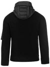 Padded Wool Hooded Zip-Up Cardigan Black - MONCLER - BALAAN 4