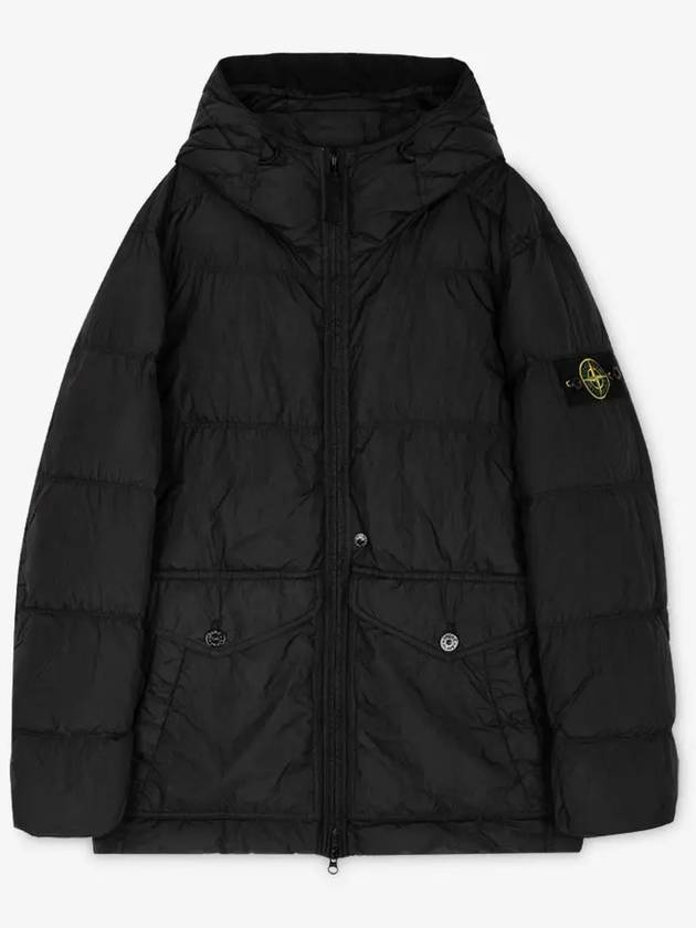 Crinkle Reps Re-Nylon Down Padding Black - STONE ISLAND - BALAAN 3