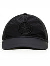 Nylon Metal Ball Cap Black - STONE ISLAND - BALAAN 4