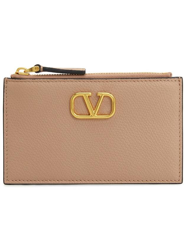 Exclusive special price limited to 30 pieces V logo signature women s card wallet P0W17SNP GF9 - VALENTINO - BALAAN 1