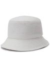 Official JACQUARD TRIPLE LOGO BUCKET HAT WH - ANEWGOLF - BALAAN 3