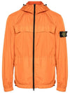 Crinkle Reps Hooded Jacket Orange - STONE ISLAND - BALAAN 2