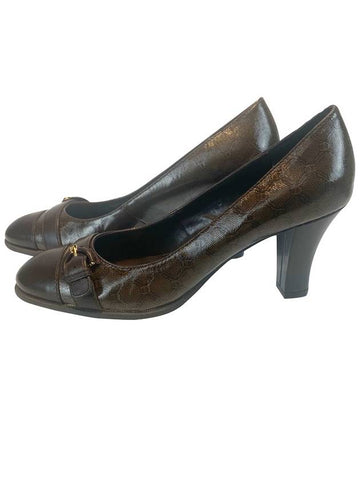 20774202 MARGAUX dark brown pumpers high heels - AIGNER - BALAAN 1