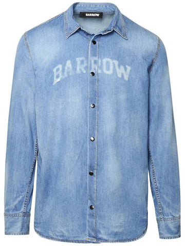 Barrow Light Blue Cotton Shirt - CLAIRE BARROW - BALAAN 1