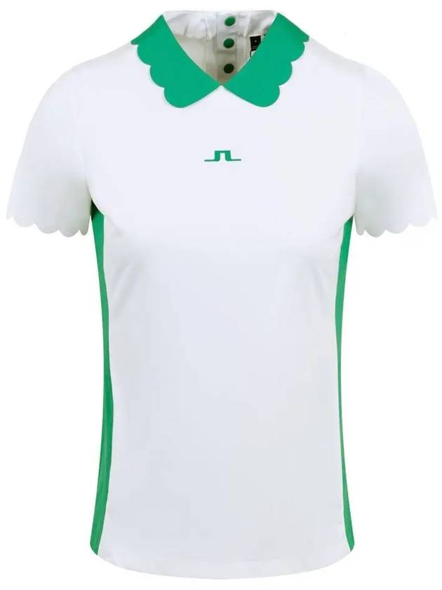 Golf Elina Regular Fit Short Sleeve T-Shirt White - J.LINDEBERG - BALAAN 2