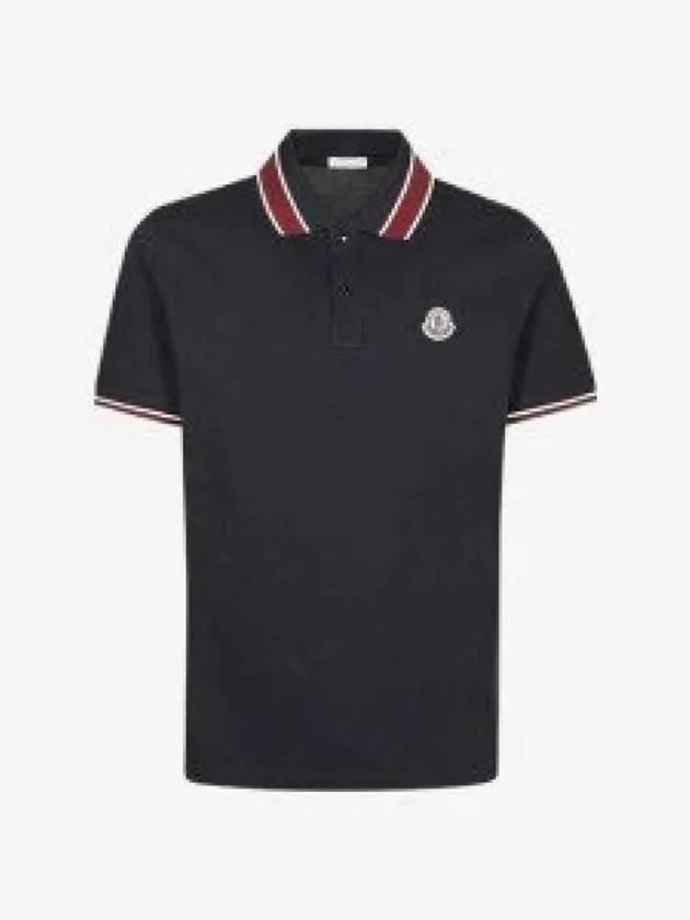 8A00018 89A16 77X Logo Patch Polo Shirt 1336280 - MONCLER - BALAAN 1