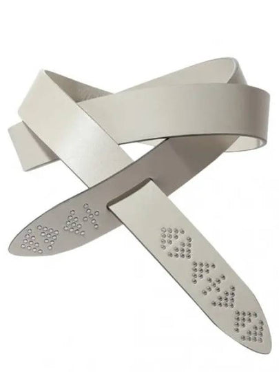 Regular Leather Belt White - ISABEL MARANT - BALAAN 2