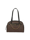 Logo Print Chain Shoulder Bag Black Brown - MICHAEL KORS - BALAAN 1